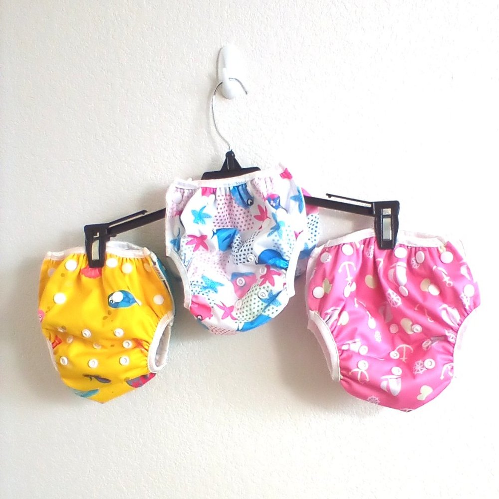 ALVABABY Swim Diapers 3 Pcs